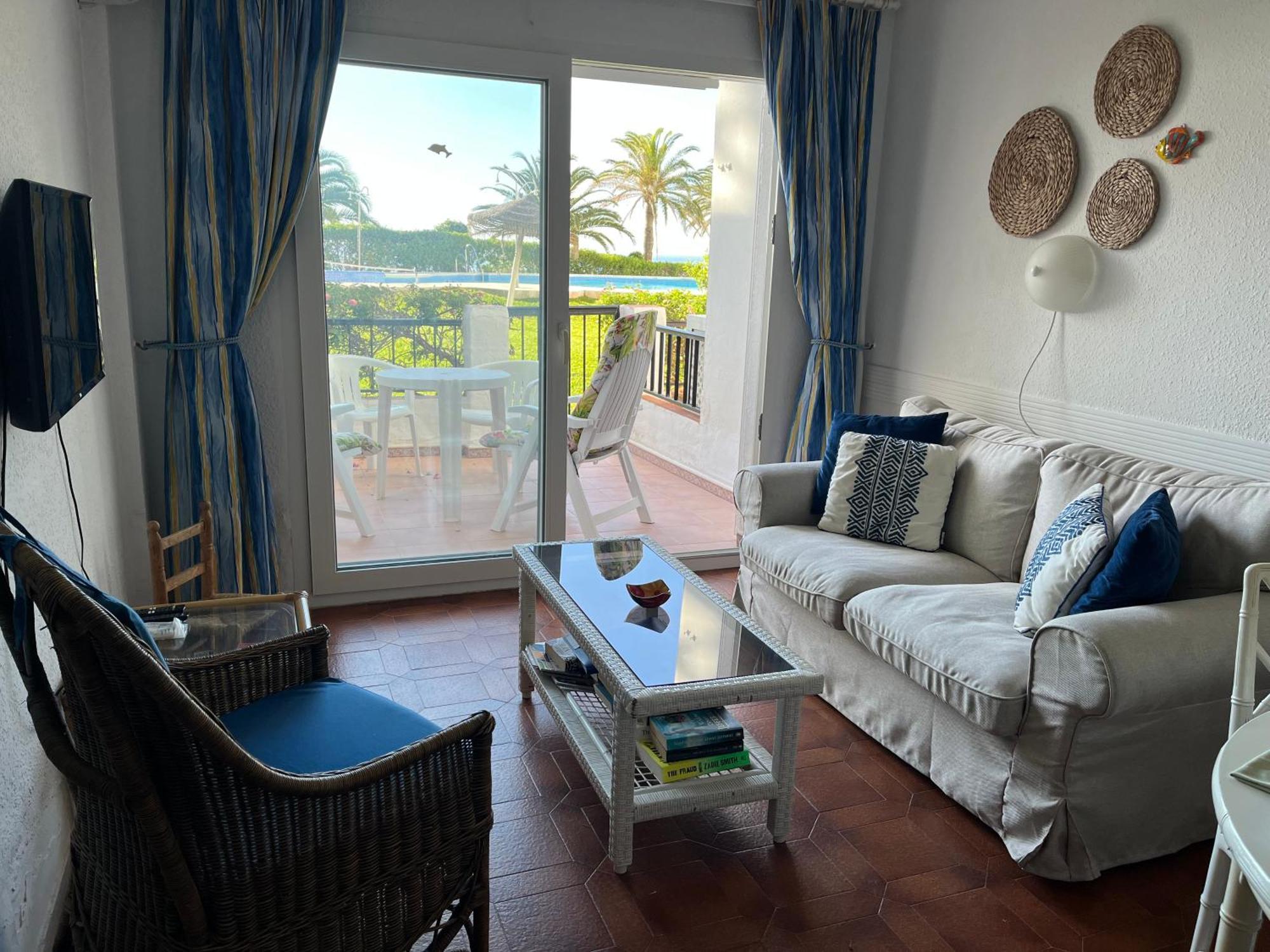 Sea & Pool View Garden Apartment Las Palmeras 内尔哈 外观 照片